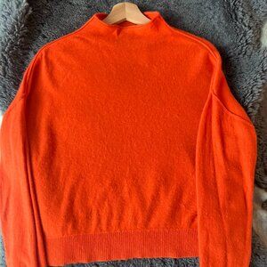 Antropologies cashmere sweater XS orange/red